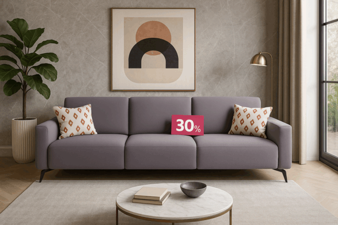 Sofá Atlanta 3pl 3 Relax Eléctrico